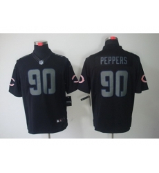 Nike Chicago Bears 90 Julius Peppers Black Limited Impact NFL Jersey