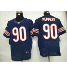 Nike Chicago Bears 90 Julius Peppers Blue Elite NFL Jersey