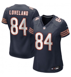Women Chicago Bears 84 Colston Loveland Navy F U S E Vapor Untouchable Limited Stitched Football Jersey Women Chicago Bears 84 Colston Loveland Navy F U S E Vapor Untouchable Limited Stitched Football Jersey