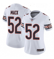 Womens Nike Chicago Bears 52 Khalil Mack White Vapor Untouchable Limited Player NFL Jersey