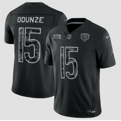 Youth Chicago Bears  15 Rome Odunze Black 2026 Salute to Service Limited Stitched Football Jersey