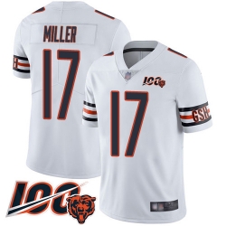 Youth Chicago Bears 17 Anthony Miller White Vapor Untouchable Limited Player 100th Season Football Jersey 