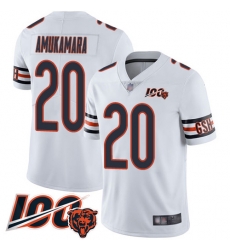 Youth Chicago Bears 20 Prince Amukamara White Vapor Untouchable Limited Player 100th Season Football Jersey