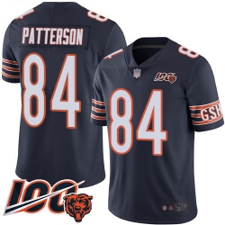 Youth Chicago Bears 84 Cordarrelle Patterson Navy Blue Team Color 100th Season Limited Football Jersey