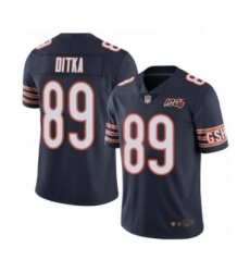 Youth Chicago Bears 89 Mike Ditka Navy Blue Team Color 100th Season Limited Football Jersey