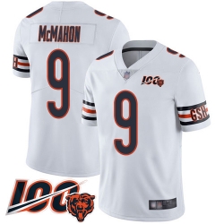 Youth Chicago Bears 9 Jim McMahon White Vapor Untouchable Limited Player 100th Season Football Jersey