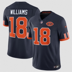Youth Chicago Bears Chicago Bears  18 Caleb Williams Navy 2026 F U S E  Rivalries Collection Limited Stitched Football Jersey