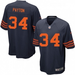 Youth Nike Chicago Bears 34 Walter Payton Navy Blue Alternate Vapor Untouchable Limited Player NFL Jersey