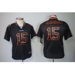 Youth Nike Chicago Bears #5 Brandon Marshall Black[Lights Out Black ELITE Jerseys]