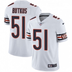 Youth Nike Chicago Bears 51 Dick Butkus White Vapor Untouchable Limited Player NFL Jersey