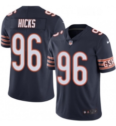 Youth Nike Chicago Bears 96 Akiem Hicks Elite Navy Blue Team Color NFL Jersey