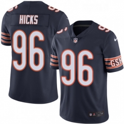 Youth Nike Chicago Bears 96 Akiem Hicks Navy Blue Team Color Vapor Untouchable Limited Player NFL Jersey