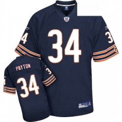 Youth Reebok Chicago Bears 34 Walter Payton Blue Team Color Authentic Throwback NFL Jersey