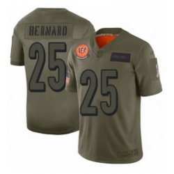 Men Cincinnati Bengals 25 Giovani Bernard Limited Camo 2019 Salute to Service Football Jersey