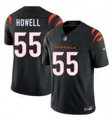 Men Cincinnati Bengals  55 Cashius Howell Black 2026 Draft F U S E  Vapor Untouchable Limited Stitched Football Jersey
