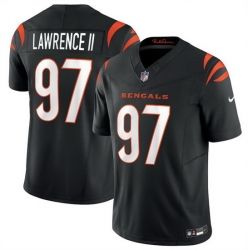 Men Cincinnati Bengals  97 Dexter Lawrence II Black 2026 F U S E  Vapor Untouchable Limited Stitched Football Jersey