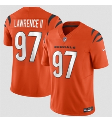 Men Cincinnati Bengals  97 Dexter Lawrence II Orange 2026 F U S E  Vapor Untouchable Limited Stitched Football Jersey