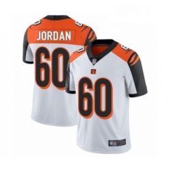 Mens Cincinnati Bengals 60 Michael Jordan White Vapor Untouchable Limited Player Football Jersey