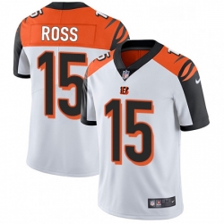 Mens Nike Cincinnati Bengals 15 John Ross Vapor Untouchable Limited White NFL Jersey