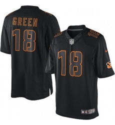 Mens Nike Cincinnati Bengals 18 AJ Green Limited Black Impact NFL Jersey