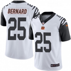 Mens Nike Cincinnati Bengals 25 Giovani Bernard Limited White Rush Vapor Untouchable NFL Jersey