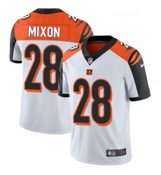 Mens Nike Cincinnati Bengals 28 Joe Mixon Vapor Untouchable Limited White NFL Jersey