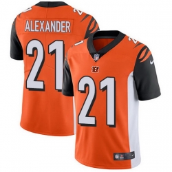 Nike Bengals 21 Mackensie Alexander Orange Alternate Men Stitched NFL Vapor Untouchable Limited Jersey