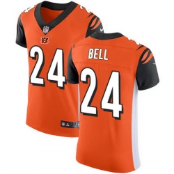 Nike Bengals 24 Vonn Bell Orange Alternate Men Stitched NFL New Elite Jersey