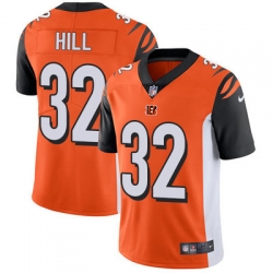 Nike Bengals #32 Jeremy Hill Orange Alternate Mens Stitched NFL Vapor Untouchable Limited Jersey