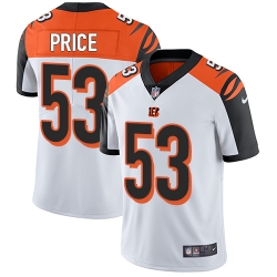 Nike Bengals #53 Billy Price White Mens Stitched NFL Vapor Untouchable Limited Jersey