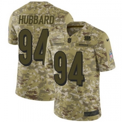 Nike Bengals #94 Sam Hubbard Camo Mens Stitched NFL Limited 2018 Salute To Service Jersey