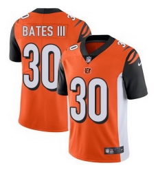 Nike Bengals 30 Jessie Bates III Orange Youth Vapor Untouchable Limited Jersey