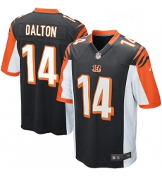 Youth Nike Cincinnati Bengals 14 Andy Dalton Game Black Team Color NFL Jersey