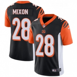 Youth Nike Cincinnati Bengals 28 Joe Mixon Elite Black Team Color NFL Jersey