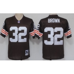 Cleveland Browns #32 Jim Brown Brown throwback jersey