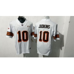 Men Cleveland Browns  10 Quinshon Judkins White 2026 1946 Collection Vapor Limited Stitched Football Jersey