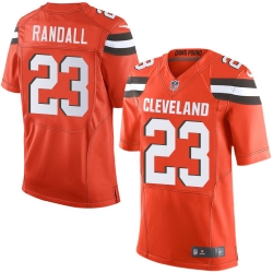 Nike Browns #23 Damarious Randall Orange Alternate Mens Stitched NFL Elite Jersey