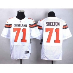 nike nfl jerseys cleveland browns 71 shelton white[Elite][new style]