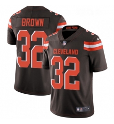 Youth Nike Cleveland Browns 32 Jim Brown Elite Brown Team Color NFL Jersey