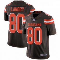 Youth Nike Cleveland Browns 80 Jarvis Landry Brown Team Color Vapor Untouchable Elite Player NFL Jersey