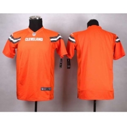 nike youth nfl jerseys cleveland browns blank orange[nike][new style]