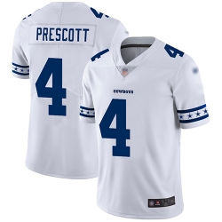 Cowboys 4 Dak Prescott White Mens Stitched Football Limited Team Logo Fashion Jersey