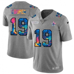 Dallas Cowboys 19 Amari Cooper Men Nike Multi Color 2020 NFL Crucial Catch NFL Jersey Greyheather