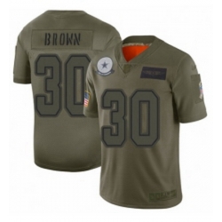 Men Dallas Cowboys 30 Anthony Brown Limited Camo 2019 Salute to Service Football Jersey