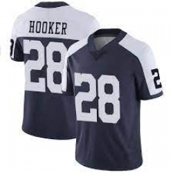 Men Dallas Cowboys Nike Malik Hooker Limited Blue Thanksgivens Vapor Untouchable Jersey