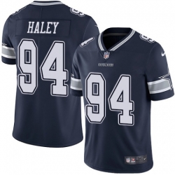 Men Nike Dallas Cowboys #94 Charles Harley Blue Vapor Limited Stitched NFL Jersey