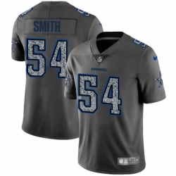 Mens Nike Dallas Cowboys 54 Jaylon Smith Gray Static Vapor Untouchable Limited NFL Jersey