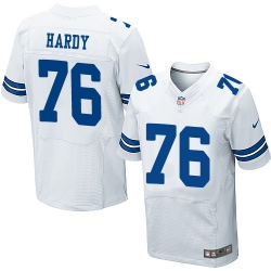 Mens Nike Dallas Cowboys #76 Greg Hardy Elite White NFL Jersey