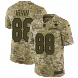 Mens Nike Dallas Cowboys 88 Michael Irvin Limited Camo 2018 Salute to Service NFL Jersey