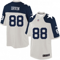 Mens Nike Dallas Cowboys 88 Michael Irvin Limited White Throwback Alternate NFL Jersey